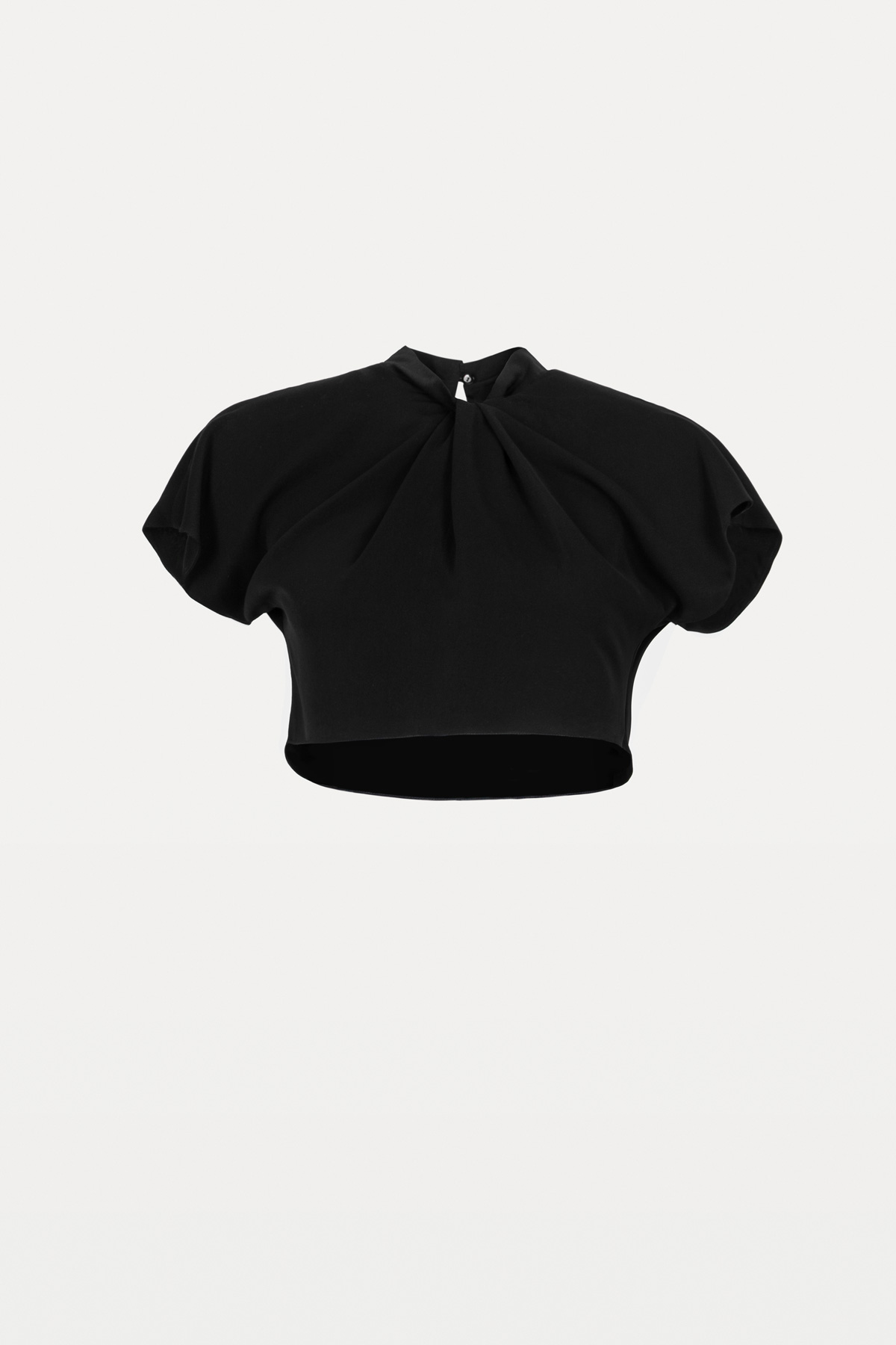 Twist-Neck Crop Top