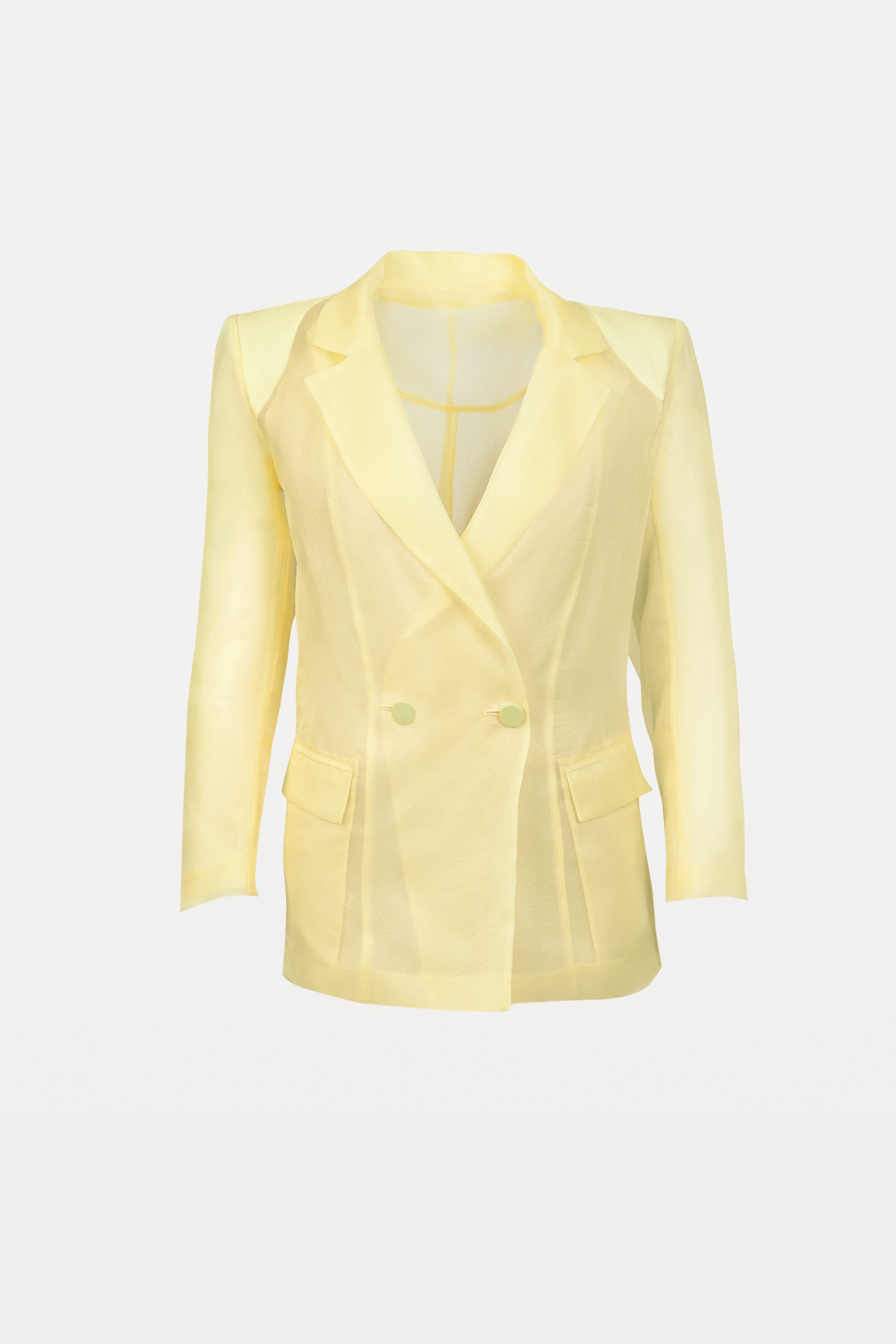 Oversize Silk Organza Coat