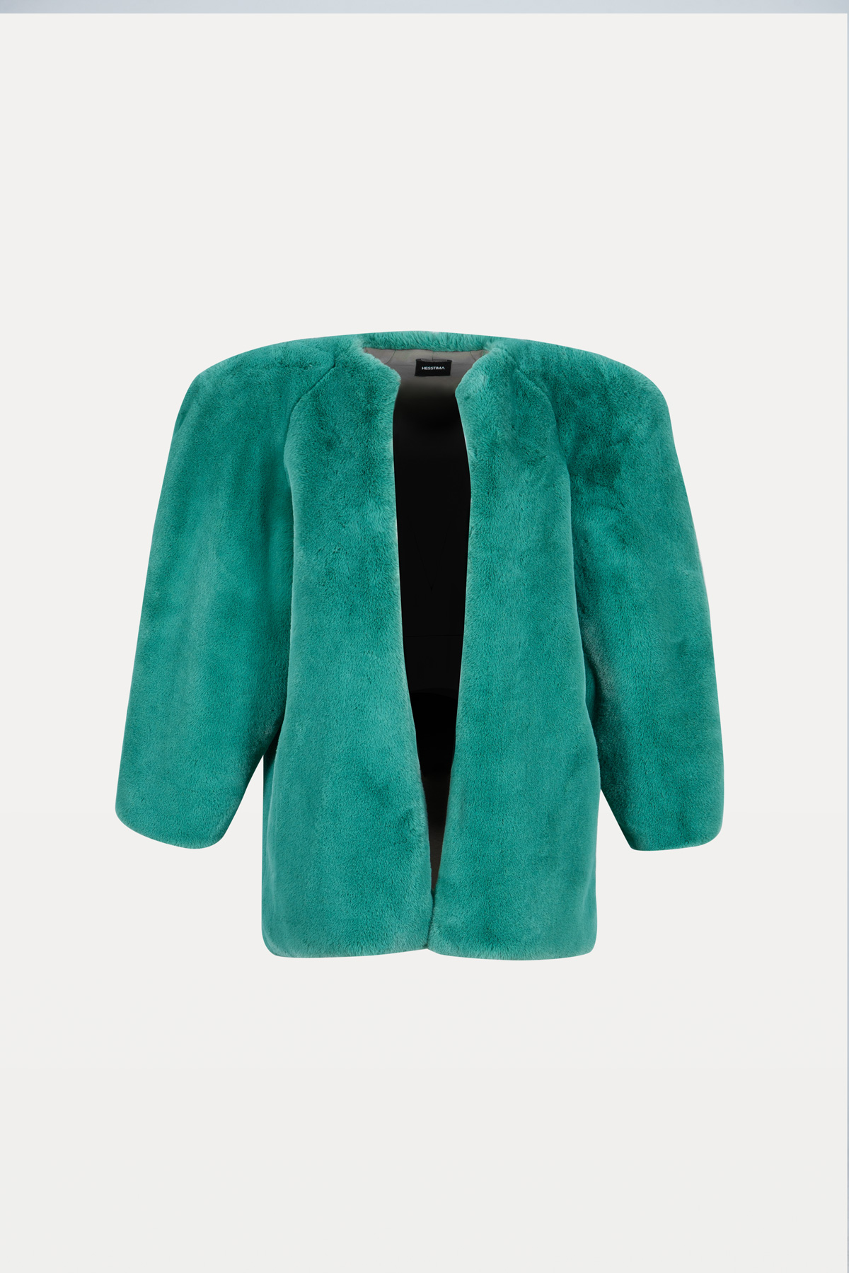 Open-Front Faux Fur Jacket