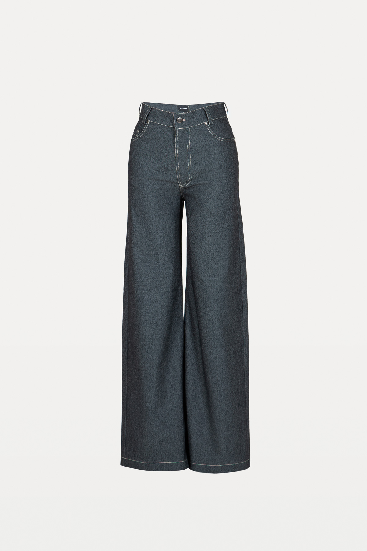 Wide-Leg Denim Trousers