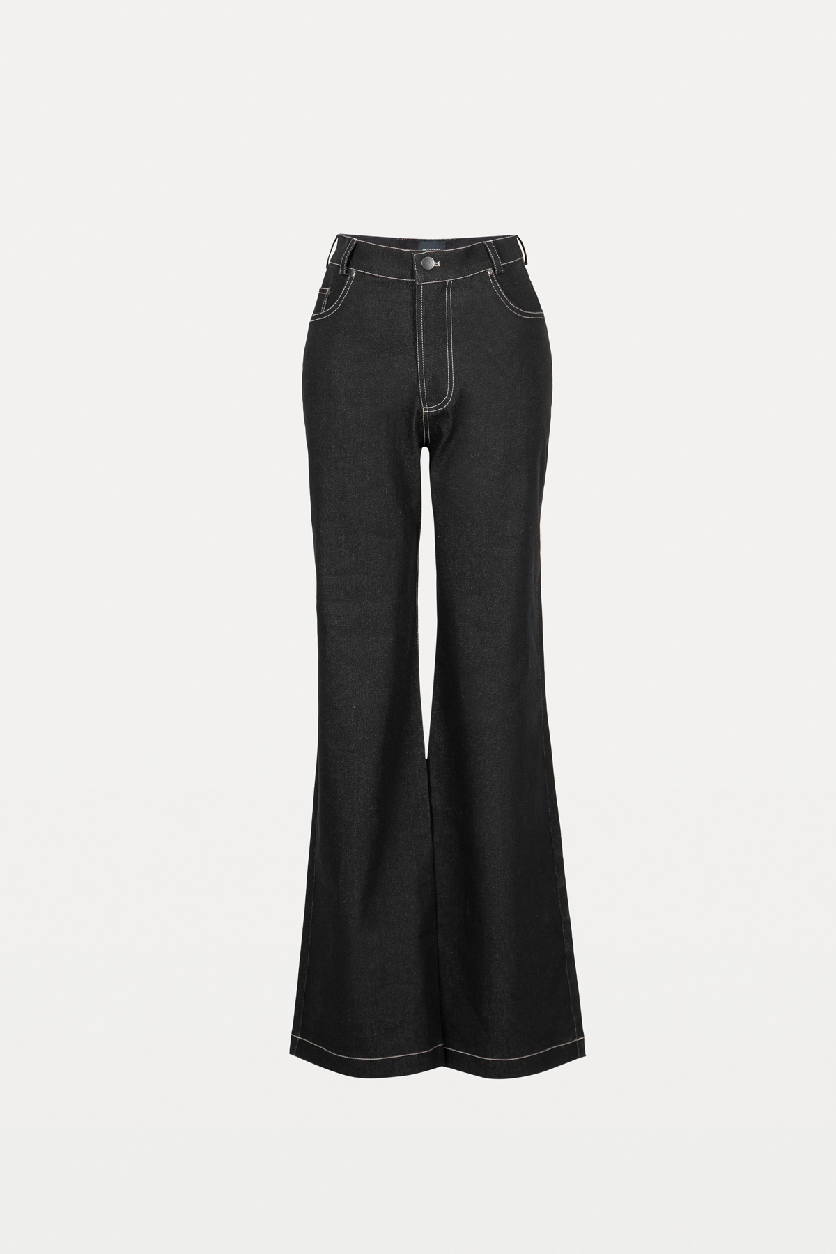 Flared Denim Trousers